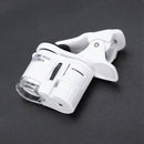 LED 60X miniscope Jeweler Loupe Magnifying Glass magnifying glass UV light P2G1