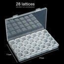 Nail 28 lattice jewelry box can be assembled demolition box nail decoration