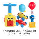 2020 Fun Inertia Balloon Powered Car Toys Aerodynamics Inertial Power Kids New