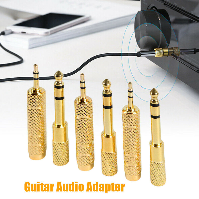 6.35mm Male To 3.5mm Female Guitar Accessories For Headphone Audio Adapter