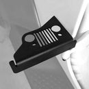 2 x Front Foot Pegs Solid Oxidized Iron Black Coated Foot Rest Grille Kick