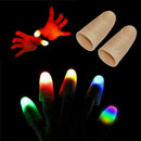 2 x LED Finger Thumbs Light Magic Trick Prop Party Bar Flashlight Magic Toys New