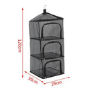Dry Net Insect Food Screen,4 Layer Outdoor Camping Camping Storage Bag Camp
