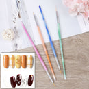 4Pc/Set Nail Art Liner Mixed Color Stripes Liner Drawing Brush Grid Painting OZ