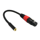 3.5mm 1/8" Stereo Female to XLR Female Adapter Cable