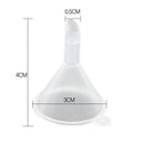 New mini plastic travel funnels for small samples 5pcs A7K3