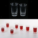 4xSolid Shot Glass Whisky Glass Wine Cup Tumbler, 35ml, High Temp Resistant