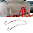 2Pcs Seat Back Headrest Hanger Hook Bag Purse Coat Holder Organizer Portab HII