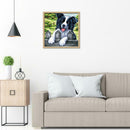 5D DIY Full Drill Diamond Painting Dog Cross Stitch Embroidery Mosaic Kit