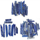 50G Natural Lapis lazuli Quartz Crystal Point Specimen Healing Stone US