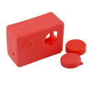 Soft Silicone Case Cover for SJCAM SJ4000 SJ5000 Wifi Sports Camera Red