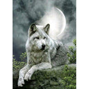 5D DIY Full Drill Diamond Painting Mountain Wolf Cross Stitch Embroidery