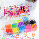 600Pcs Women Girls Hair Band Ties Rope Ring Elastic Hairband Ponytail Holder
