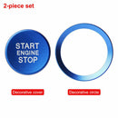 Blue Engine Start Stop Switch Button Cover For VW Golf 7 MK7 GTI R Jetta Arteon