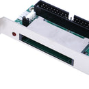 40Pin CF compact flash card to 3.5 IDE converter adapter PCI bracket back pane3c