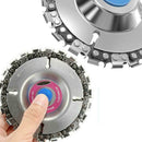 4" Angle Grinder Disc 22 Tooth Chain Saw for Wood Carving Cutting Tools Alloy