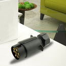 12V 7 Pin European Standard Trailer Caravan Towbar Socket Plug Connector Adapter