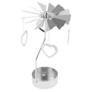 4xRotary Metal Candle Holder -Heart/Rose/Butterfly/Star
