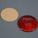 Red Carbon Fiber Engine Start Button Trim Cover fit for Mercedes E Class W212 Hf