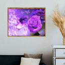 5D DIY Full Drill Diamond Painting Cross Stitch Kit Decor Gifts (Flower01)
