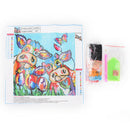 DIY 5D Diamond Embroidery Painting colorpainting cow Cross Stitch Decors Craf&M