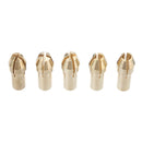 8 Pcs 0.5-3mm Small Electric Drill Bit Collet Mini Twist Drill Tool Chuck Kit
