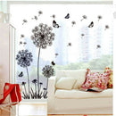 High-Grade Dandelion Flower Tree Backdrop Home Room Decor Tree wall Stickers ME