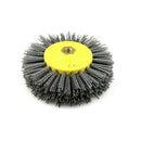 1 piece 150x40mm x M14 P80Nylon Abrasive Wire Polishing Brush Wheel for Woo