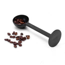 2 in 1 Measuring Coffee Scoop Spoon Tamping Black Espresso Stand Tampe JS