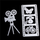 Multi-use Camera Film Series Metals Cutting Dies Stencils for  Decorative CardsL