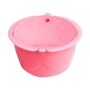 Stainless Steel Reusable Coffee Capsule Cup Filter for Dolce Gusto (Pink)
