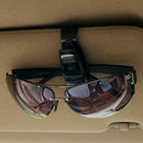 10pcs Car Auto Sun Visor Glasses Card Ticket Receipt Holder Clips(Black)