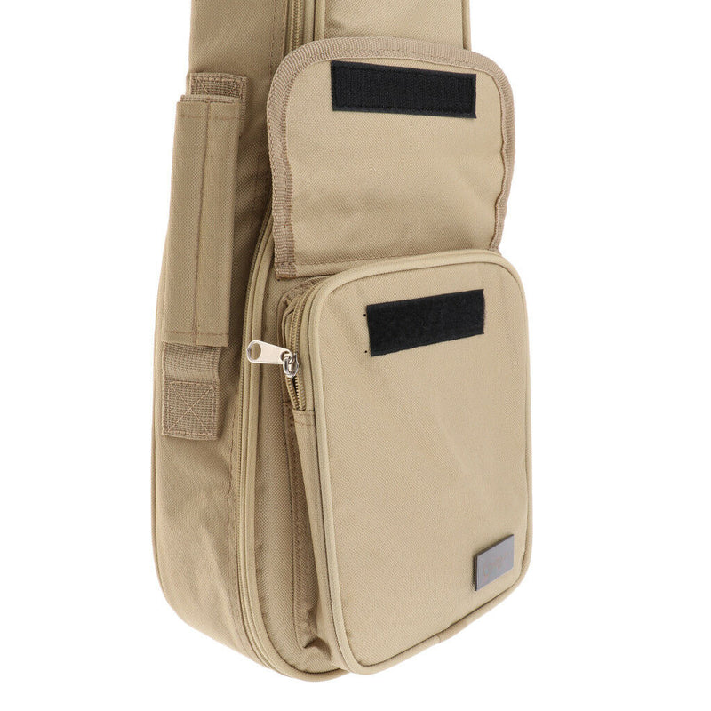 Khaki Hand Portable Padded Bag Durable Ukulele Bag Ukulele Cover Uke Case