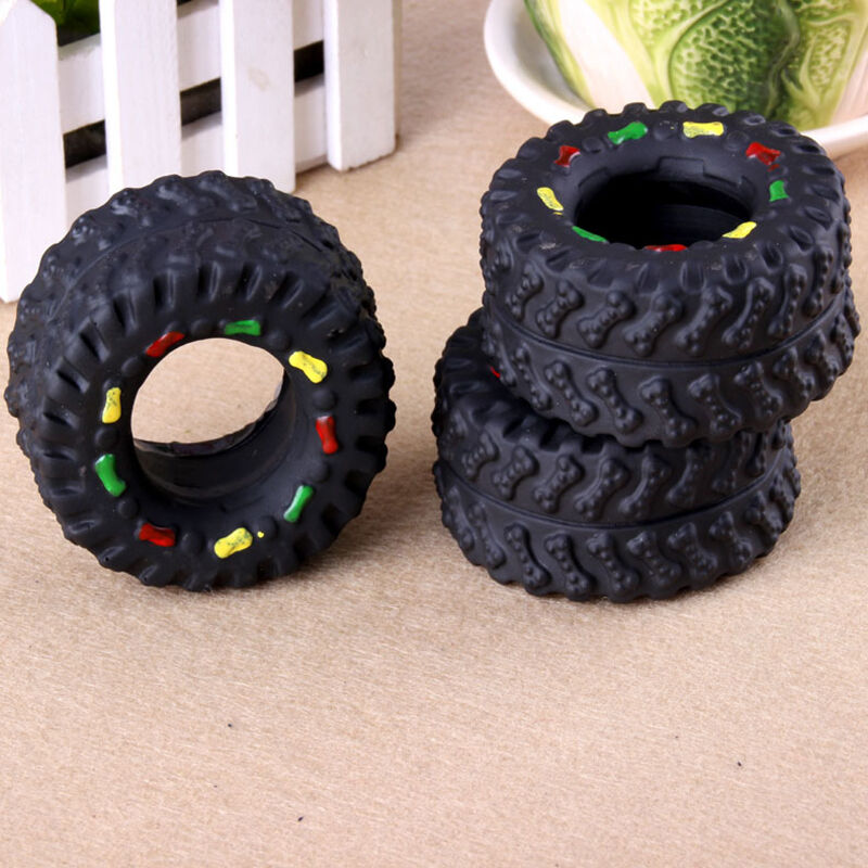 Pet Puppy Chew Squeaker Squeaky Sound Tyre For Dog Toys 1PC Pro Dlqq