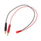 4.0mm Banana Plug Connector Charge to JST Plug Charge Cable Soft 20AWG