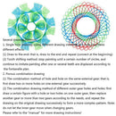 flowers ruler set 27PCS KIT