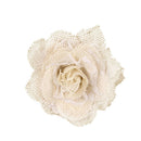 5 Packs Burlap Flowers Set,Lace Burlap Ribbon Rolls,Handmade Burlap Flowers and