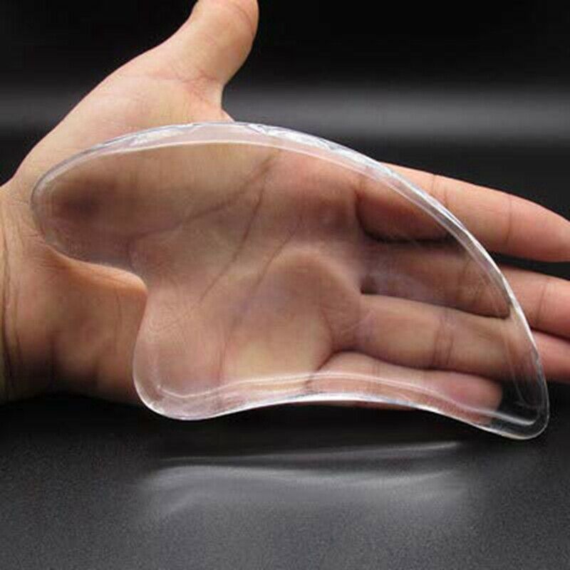 Crystal Gua Sha Scraping Massage Tool Large Guasha Board Ultra Smooth Edge  H3P4