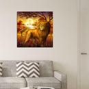 5D DIY Full Drill Diamond Painting Constellation Cross Stitch Mosaic (Leo)