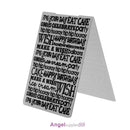 1pc Multi-Letters Plastic Embossing Folder Template For Scrapbooking DIY