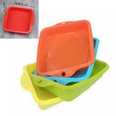 Silicone Square Cake Pan Tins Non-stick Baking Mould Bakeware Tray 26*5cm