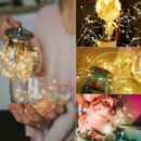 1m Electric String Light 3 Mode LED Festival Decor Lamp (Warm Light 12pcs) A