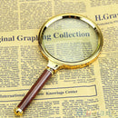 New 80mm Handheld 10X Magnifier Magnifying Glass Loupe Reading Jewelryã€NME