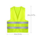 Safety Vests, 4 Pieces Safety Vest Car Tire Vest Neon Yellow with 360 Degre S9D4