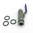 200L Steel Manual Valve Spigot Faucet, Outlet with Gasket One-piece Valve