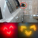 2X 27 LED Red Light Car Turn Signal Lamp Light Direction Indicator Lamp
