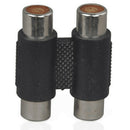 Audio Video Connector 2 RCA AV Coupler Adapter 2RCA Female To Female