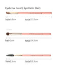 Zoreya Brand 3Pcs Face Makeup Brush Eye Make Up Tools Portable Makeup Brush Z4V6