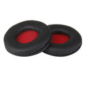1Pair Headphone Replacement Earpad Cushion For SONY MDR-ZX600 Black With Red