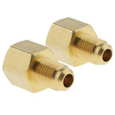 2x Solid Brass 1/4'' SAE AG to G1/4'' IG Nitrogen Tank Adapter Replacement